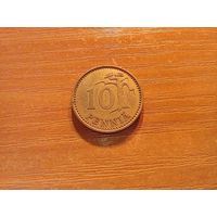 Финляндии 10 пенни 1975 года 2