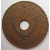 Восточная Африка Британская 10 центов 1942 г.