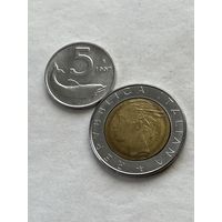 Италия 2 монеты