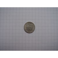 Германская Восточная Африка 1/4 рупии 1906 A, серебро