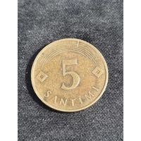 Латвия 5 сантимов 1992