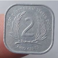 Восточные карибы 2 цента 2000