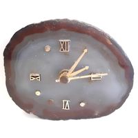 Часы настенные Натуральный камень Агат