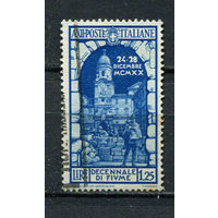 Королевство Италия - 1934 - Колокольня Святого Вита в Фиуме 1,25L - [Mi.466] - 1 марка. Гашеная.  (Лот 52DR)