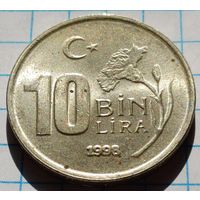 Турция 10.000 лир, 1998    T.C.    ( 1-9-1 )