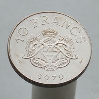 Монако 10 франков 1979