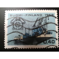 Финляндия 1968 корабль