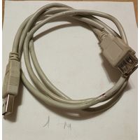 Кабель-удлинитель USB  папа/мама (1 м)
