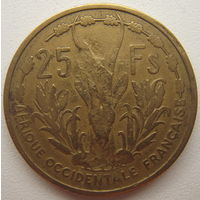 Французская Западная Африка 25 франков 1956 г.