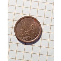Южная Африка 2 цента 1993 года .