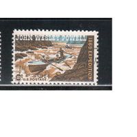 США-1969, (Мих.984) , гаш. , Колорадо, Река,Экспедиция (одиночка)