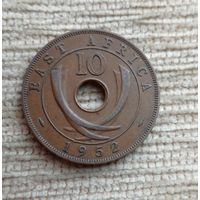 Werty71 Британская Восточная Африка 10 центов 1952 Бивни