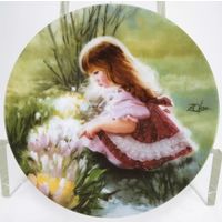 Мини-тарелка фарфоровая серия Любимый детский художник Америки Цвета Весны Pemberton & Oakes США