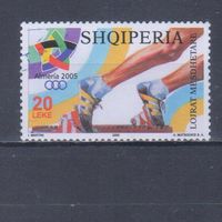 [334] Албания 2005. Спорт.Легкая атлетика. Гашеная марка.