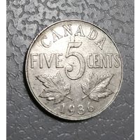 5 центов 1936 г.