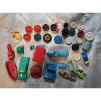 Части от старых игрушек  в реставрацию (одним лотом)