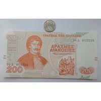 Werty71 Греция 200 драхм 1996 UNC банкнота