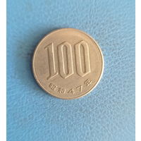 Япония 100 иен (йен)  1972 год (47 год эпохи Сёва) никель