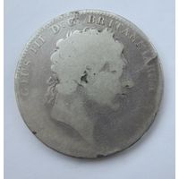 Великобритания 1 крона 1818-1820 серебро .38-129