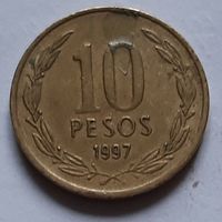 10 песо 1997 г. Чили