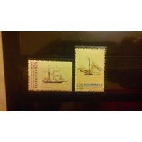Корабли, парусники, флот, транспорт, марки, распродажа,  Австралия, 1992