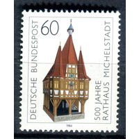 Германия (ФРГ) - 1984г. - 500 лет ратуше города Михельштадт - полная серия, MNH [Mi 1200] - 1 марка
