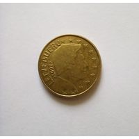 Люксембург 10 евроцентов 2002 г