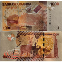 Уганда 1000 Шиллингов 2021 UNC П2-249