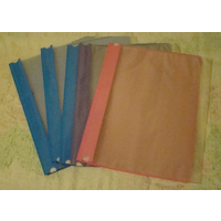 Набор из 5 цветных пластиковых папок скоросшивателей с 5 файлами (6)