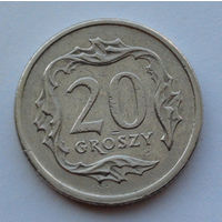 Польша 20 грошей. 2000