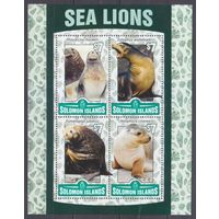2016 Соломоновы острова 3611-3614KL Морская фауна - Морские львы 8,50 евро