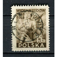 Польша - 1948 - Столетия революции 15Zt - [Mi.497] - 1 марка. Гашеная.  (Лот 32BT)