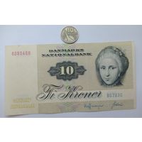 Werty71 Дания 10 крон 1972 банкнота Утка