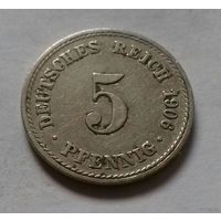 5 пфеннигов, Германия 1906 A