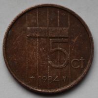 Нидерланды, 5 центов 1984 г