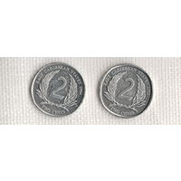 Карибы (Карибские острова) 2 цента 2002/2004