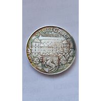 Настольная медаль Германия серебро 999.9