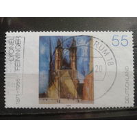 Германия 2002 Живопись Лаонела Фейнингера Михель-1,0 евро гаш