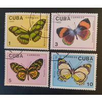 Куба 1989 бабочки 4 из 6.