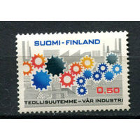 Финляндия - 1971 - Промышленность - [Mi. 685] - полная серия - 1 марка. MH.  (Лот 164AP)