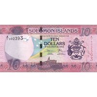 Соломоновы Острова 10 долларов образца 2017 года UNC p33(1)