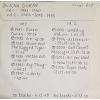 CD MP3 DURAN DURAN - 2 CD - Vinyl Rip (оцифровки с винила)