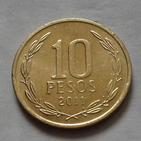 10 песо, Чили 2011 г.