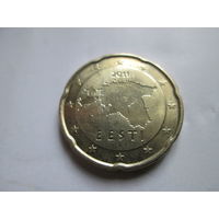 20 евроцентов, Эстония 2011 г., AU
