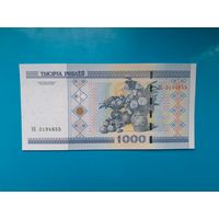 1000 рублей 2000 года. Беларусь. Серия ЭБ. UNC.