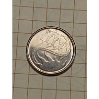 Канада 10 центов 2001 года . Юбилейная