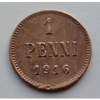 Финляндия 1 пенни. 1916