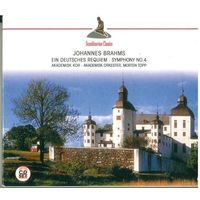 2CD-set Johannes Brahms / Akademisk Orchester & Chor / Morten Topp - Ein Deutsches Requiem - Symphony NO 4 (2002)