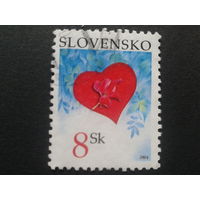 Словакия 2004 день св. Валентина