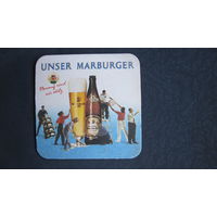 Подставка под пиво (бирдекель) Unser Marburger